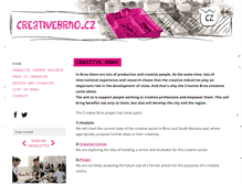 Tablet Screenshot of creativebrno.cz